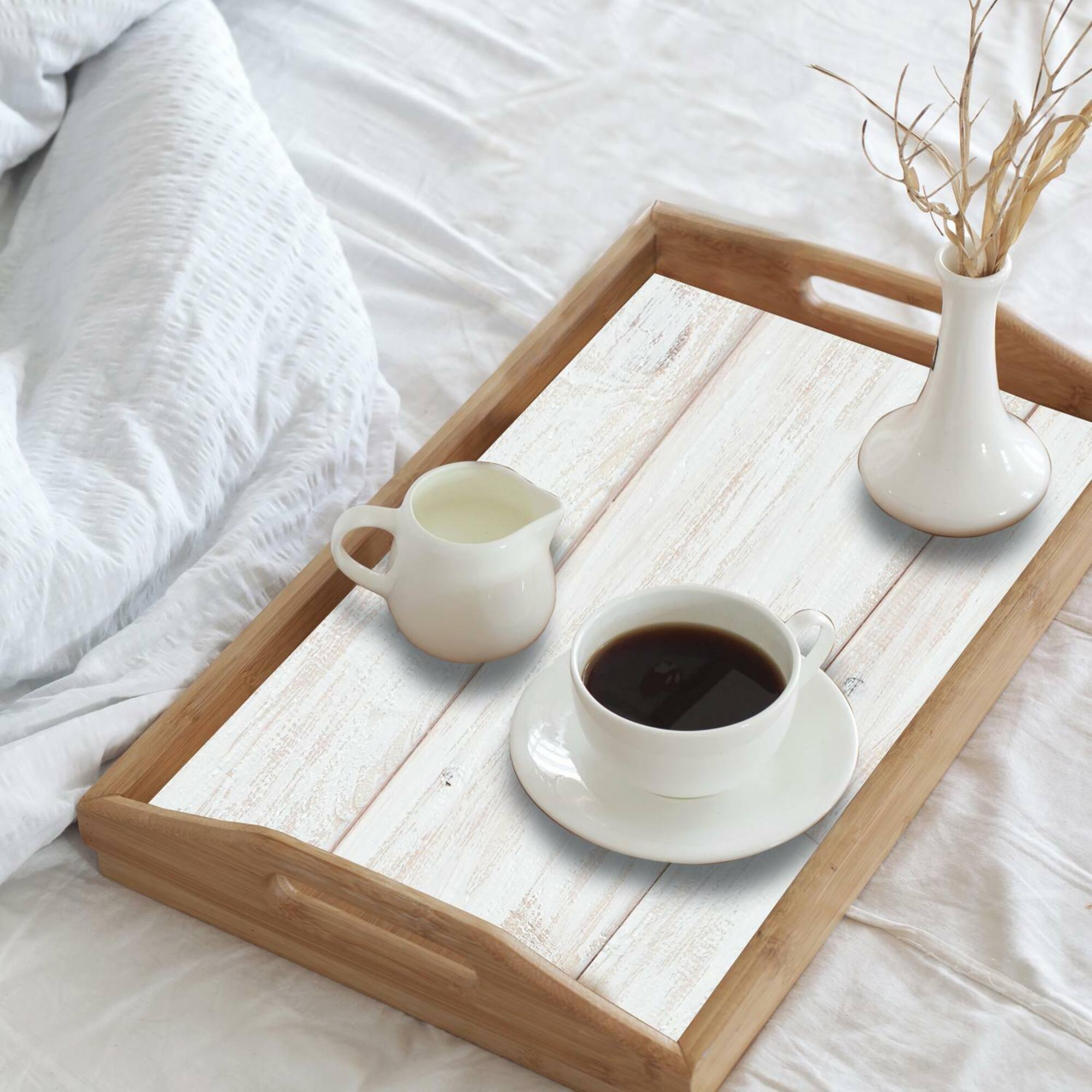 RoomMates White & Light Blue Shiplap Wood Plank Peel & Stick Giant Wall Decals